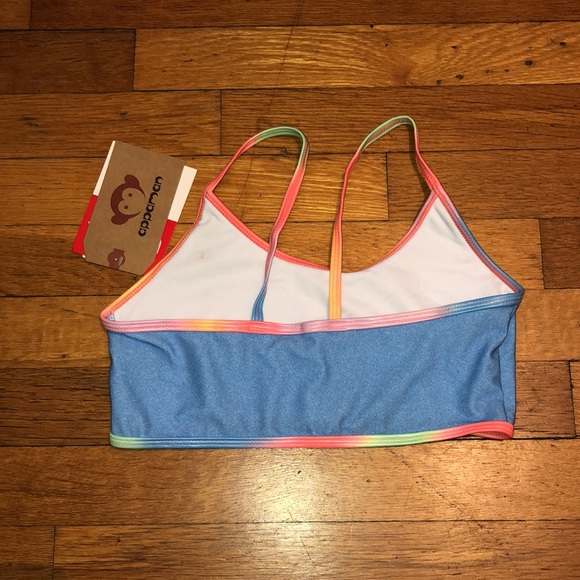 Appaman Stella Bikini Top in Digital Denim Blue, size 12 - Picture 11 of 12